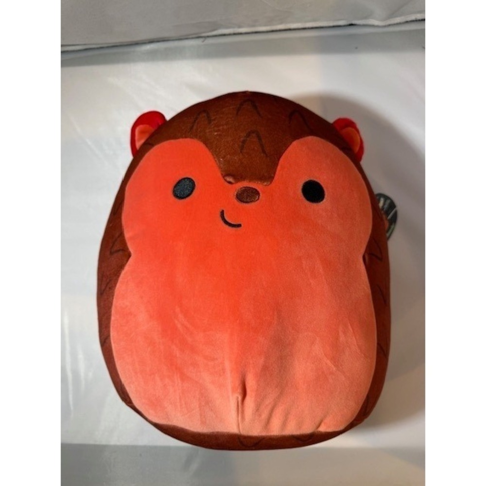 Squishmallows VeeFriends Humble Hedgehog Select Series Plush Toy Brown Orange